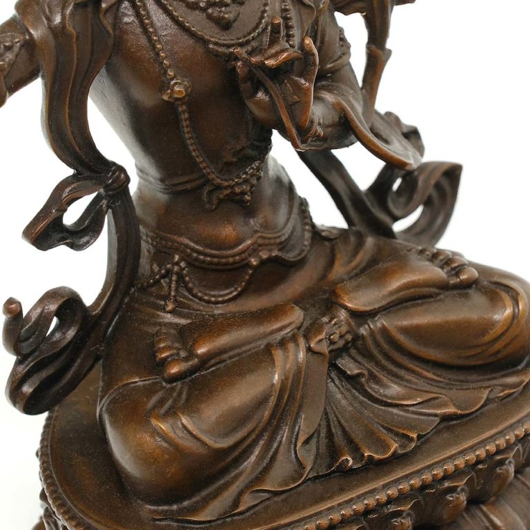 Бронзовая статуэтка Манджушри
