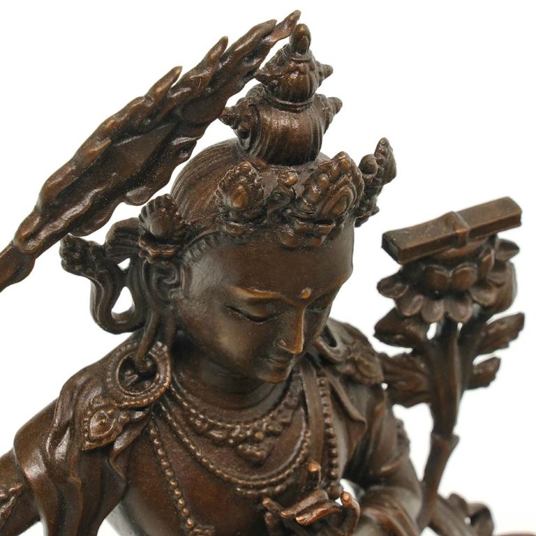 Бронзовая статуэтка Манджушри