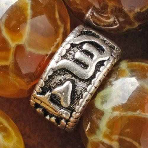 Буддийские четки из драконьего агата 108 бусин с серебряной гуру